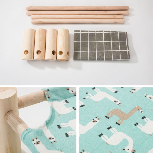 SE-PB005 Hout Kat en Hond Hangmat Bed (4)