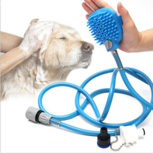 SE-PG-015-1 Pet Dog Shower Sprayer Լոգանքի ձեռնոց ցնցուղի լոգարանով