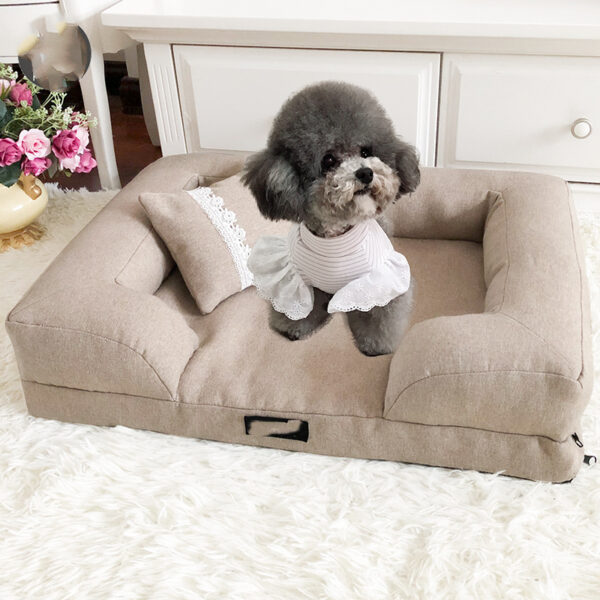 SE-PB014 PET BED WITH PILLOW (1)