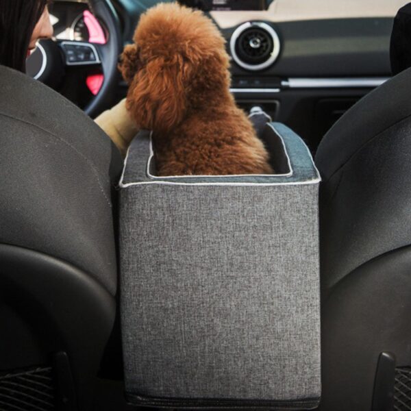 Siège d'auto pour chien à console