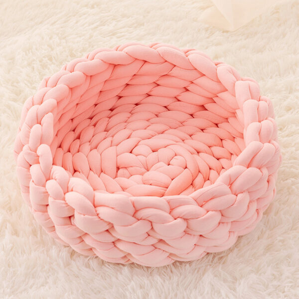 SE-PB048 HAND-KNITTED CAT NEST (4)