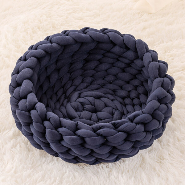 SE-PB048 HAND-KNITTED CAT NEST (5)