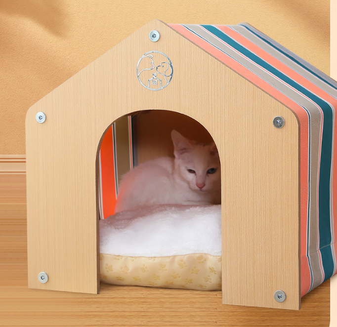 SE PB086 Tré & Oxford Cloth Cat Bed (4)