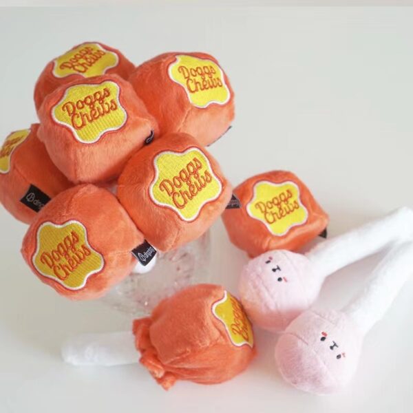 SE PT021 Candy Shape Hide Squeaky Dog Toy (3)