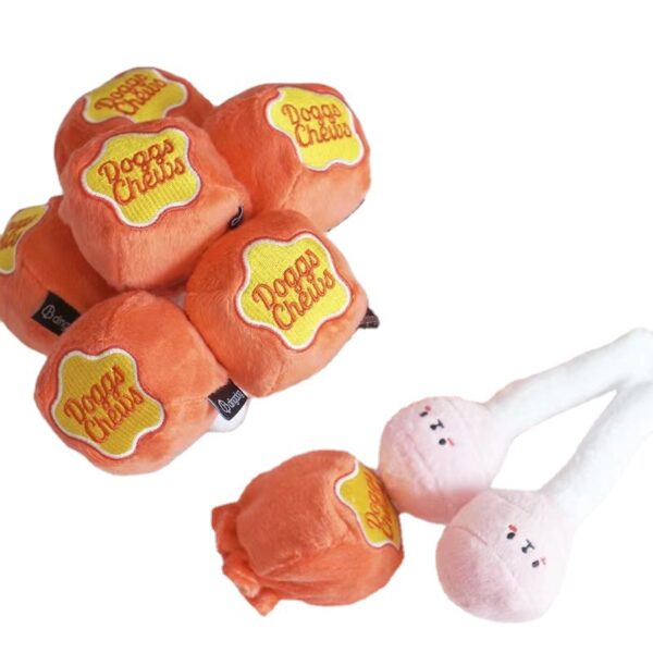 SE PT021 Candy Shape Hide Squeaky Dog Toy (4)