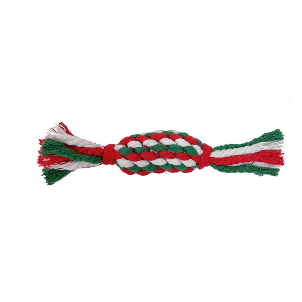 SE PT030 New Arrival Christmas Style Pet Rope Toy (5)