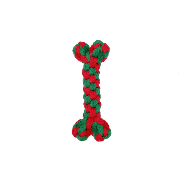 SE PT030 New Arrival Christmas Style Pet Rope Toy (6)