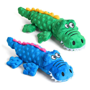 SE-PT088 Squeaky Crocodile Dog Toy 1