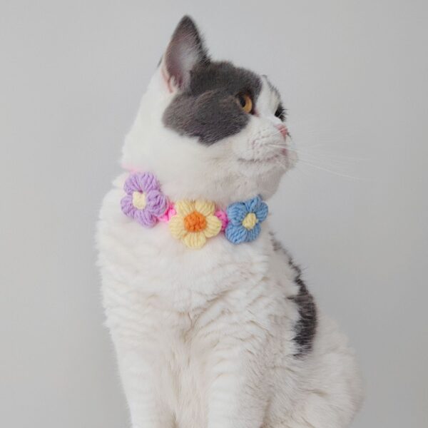 SE PC012 Flower Shaped Cat Collar (5)