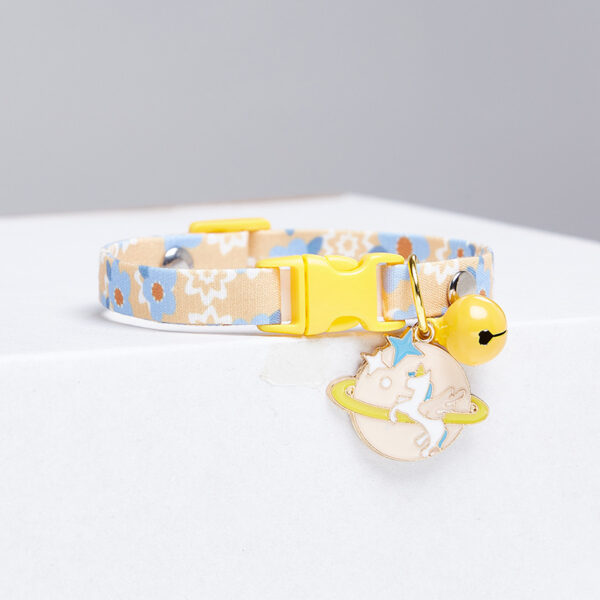 SE PC016 Rainbow Silent Bell Cat Collar (2)