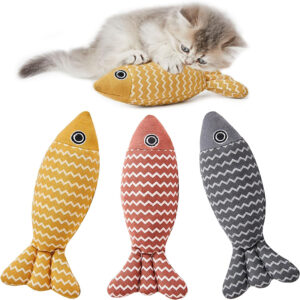 SE-PET168 Lodër Catnip Fish Cat 1