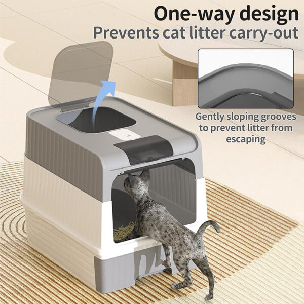 SE-PG134 Cat Litter Box with Lid 3