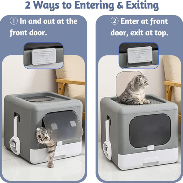 SE-PG135 Foldable Cat Litter Box 3