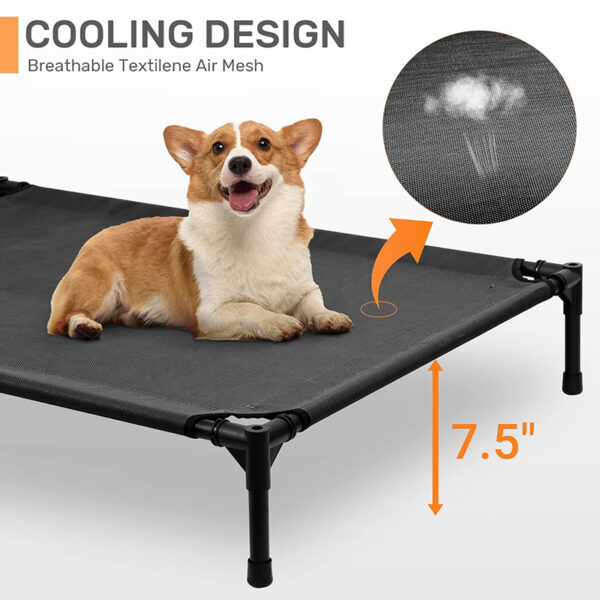 SE-PB163 Elevated Dog Bed with Canopy 3
