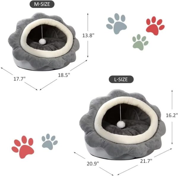 SE PB194 Sunflower Shaped Cat Bed (3)