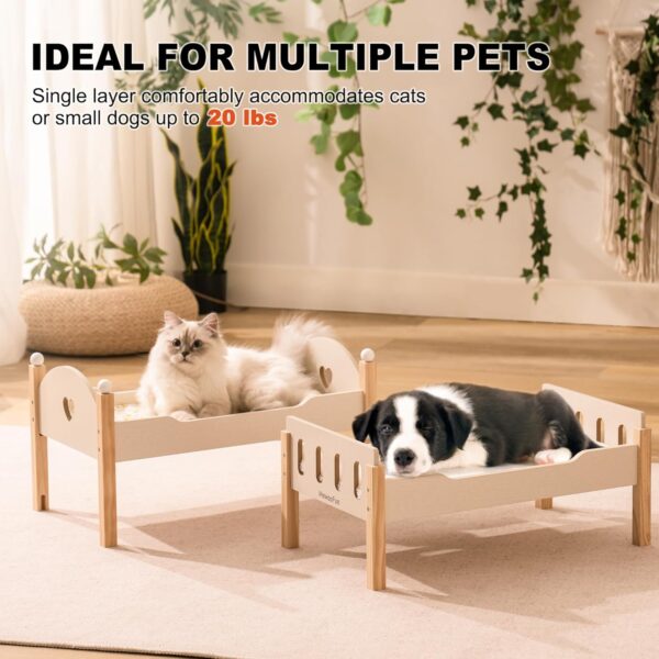 SE PB205 Wooden Double Pet Bed (3)