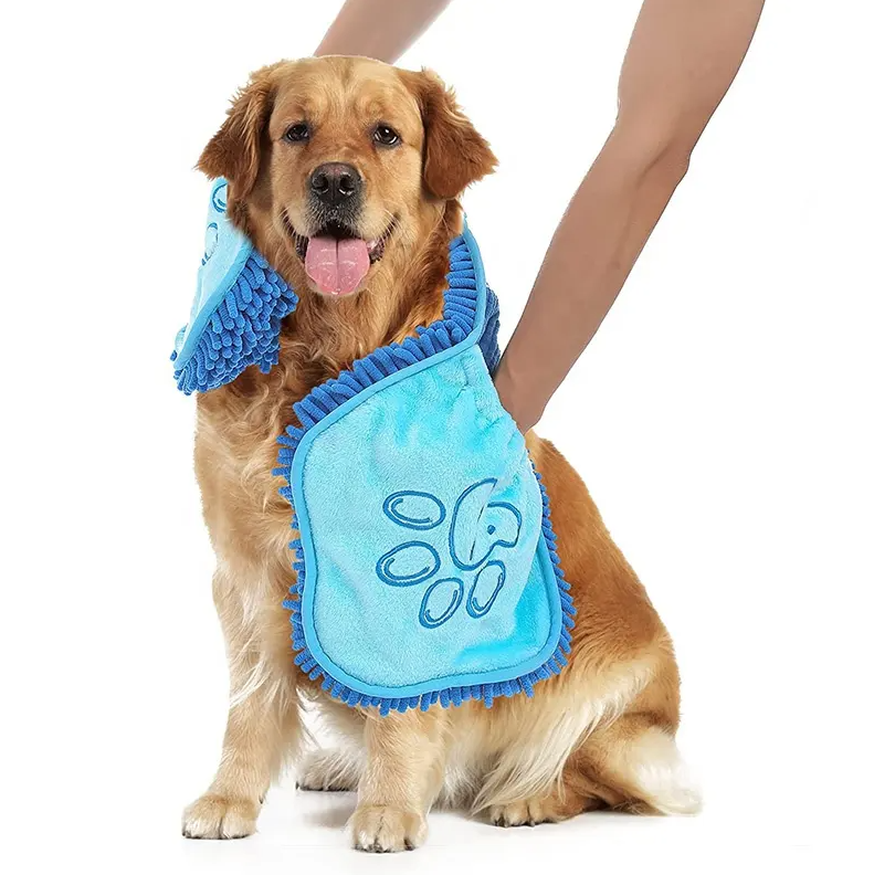 Serviette de douche super absorbante pour chien, offre spéciale